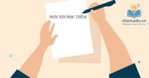 Đơn xin học thêm nhà cô là cầu nối thể hiện nguyện vọng của học sinh với cô giáo trong môi trường học tập riêng.