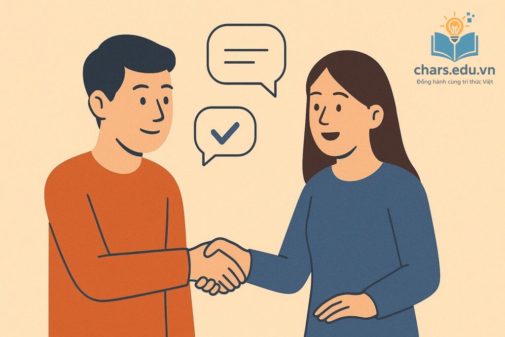 Giao tiếp khéo léo giúp giải quyết xung đột và tạo kết quả đôi bên cùng có lợi.