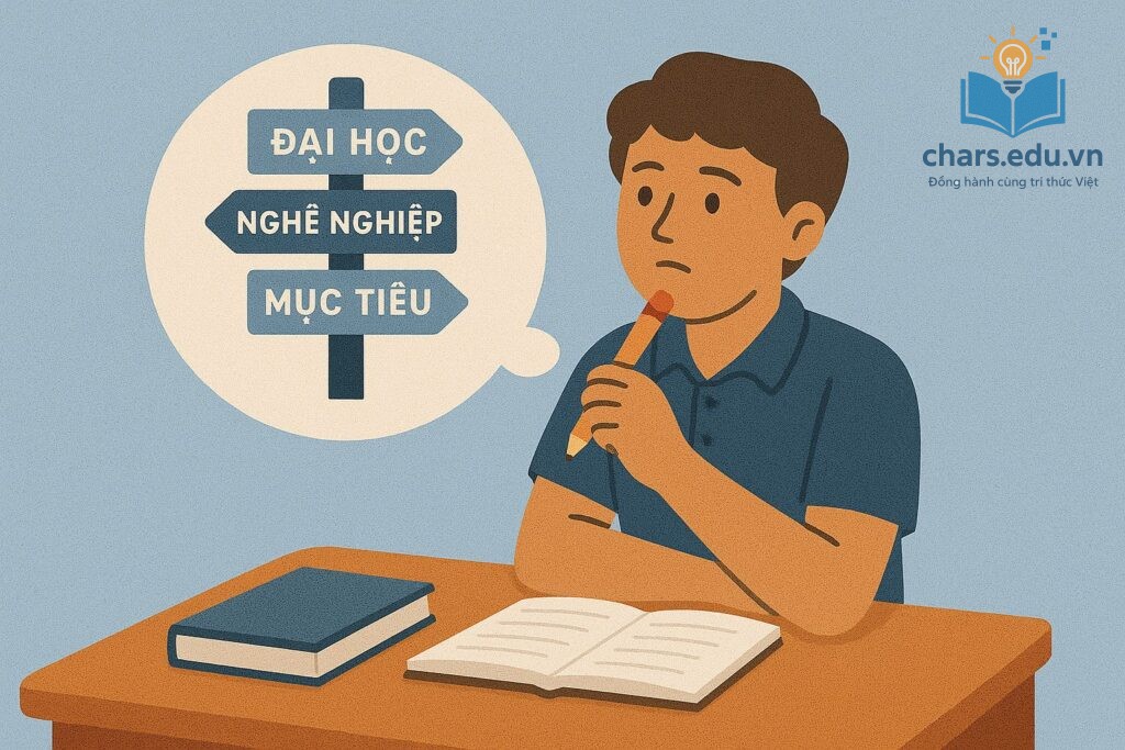 Hướng nghiệp lớp 11 giúp học sinh định hình mục tiêu và giảm áp lực trong việc lựa chọn ngành nghề sau này.