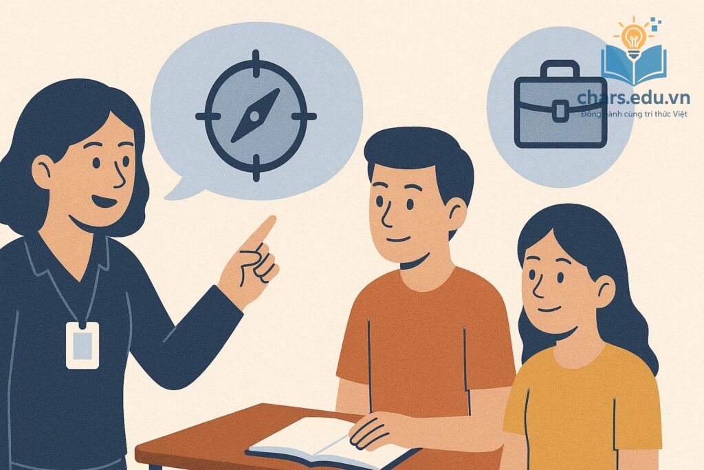 Giáo viên là người định hướng, kết nối và đồng hành cùng học sinh trong hành trình trải nghiệm nghề nghiệp