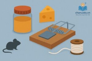 Chuẩn bị nguyên liệu dễ kiếm trong nhà giúp bạn thực hiện cách làm bẫy chuột đơn giản và hiệu quả.