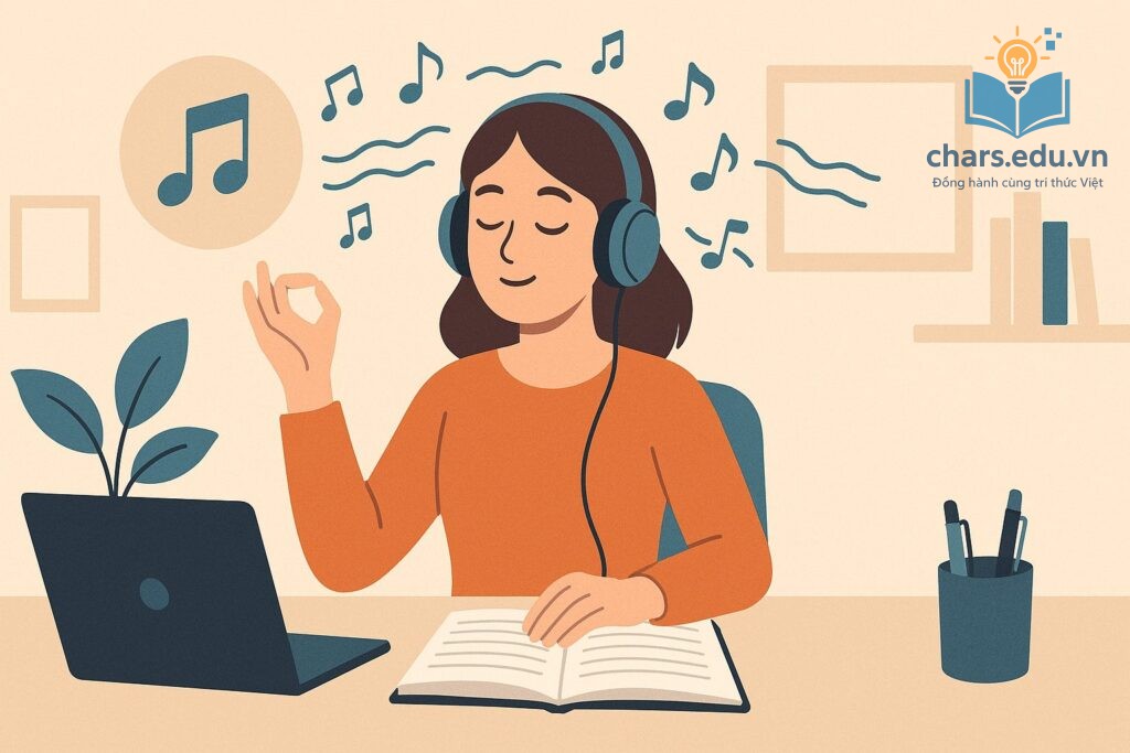 Âm nhạc không lời giúp giảm căng thẳng và tăng cường sự tập trung.