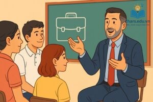 Chuyên gia chia sẻ giúp học sinh tiếp cận thông tin thực tế về nghề nghiệp.