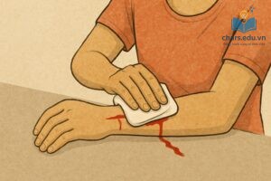Ép trực tiếp là cách cầm máu hiệu quả và dễ áp dụng nhất tại nhà.