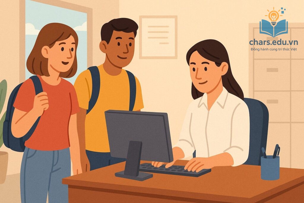 Trải nghiệm môi trường làm việc thực giúp học sinh hình dung chính xác về ngành nghề.