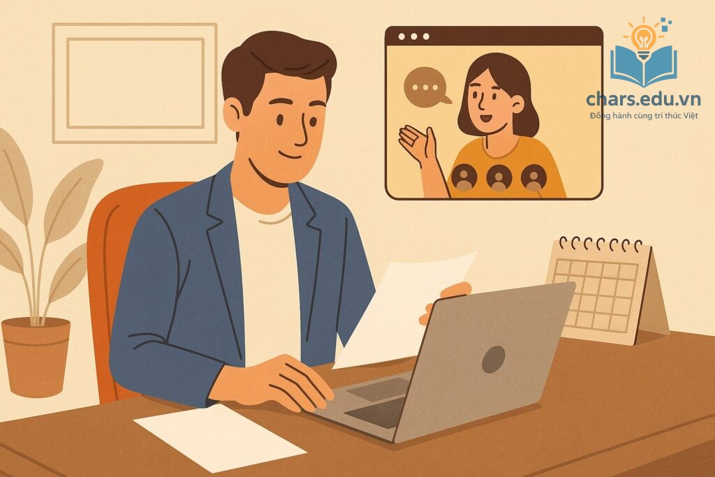 Thành thạo giao tiếp qua email, hội họp trực tuyến là cách thiết thực để cải thiện kỹ năng giao tiếp thời đại số.