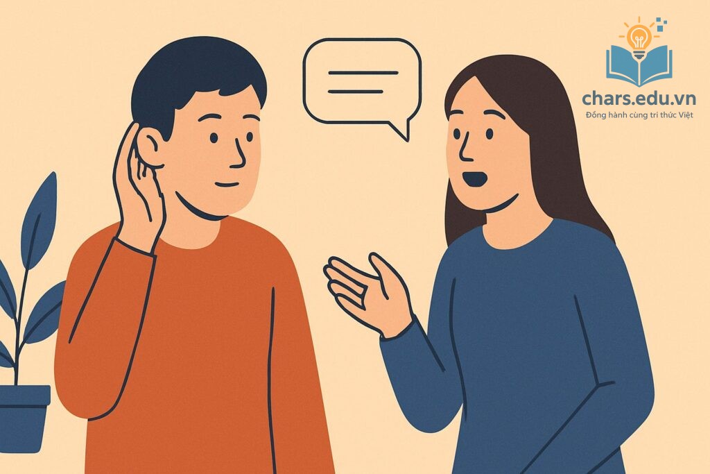 Lắng nghe chủ động là bước đầu quan trọng trong quá trình luyện giao tiếp hiệu quả.