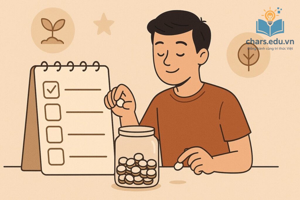 Bắt đầu với thói quen nhỏ là một trong những bí quyết xây dựng thói quen dễ duy trì nhất.
