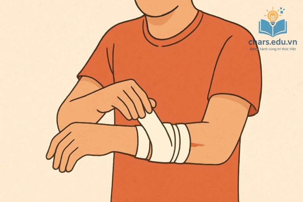 Băng ép đúng cách duy trì áp lực ổn định, hỗ trợ cầm máu dài hạn.