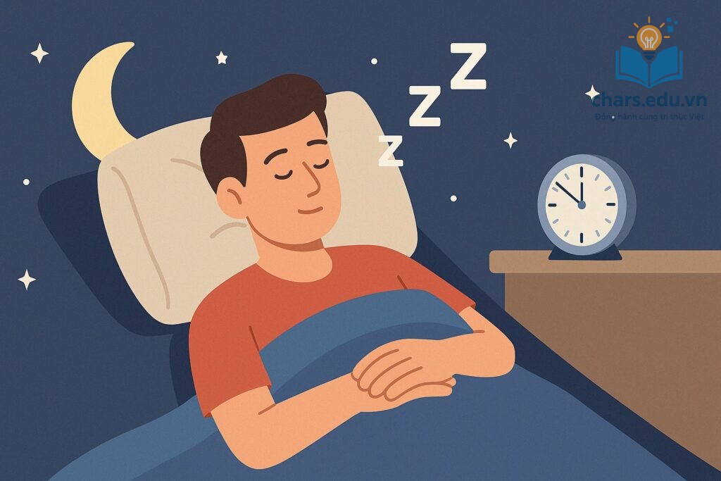 Giấc ngủ đủ giúp tái tạo năng lượng và tăng cường khả năng tập trung.